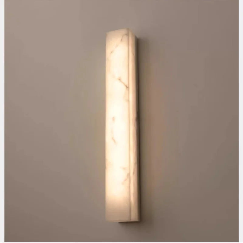 lampe murale moderne marbre blanc éclairage led imperméable autonome éclairage salon couloir