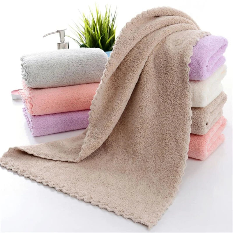 serviettes bain absorbantes microfibre gris beige douces moderne nhà tắm