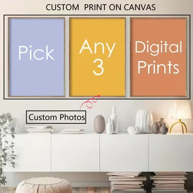 impressions toile texturées moderne lot photos blanches cadre horizontal familial