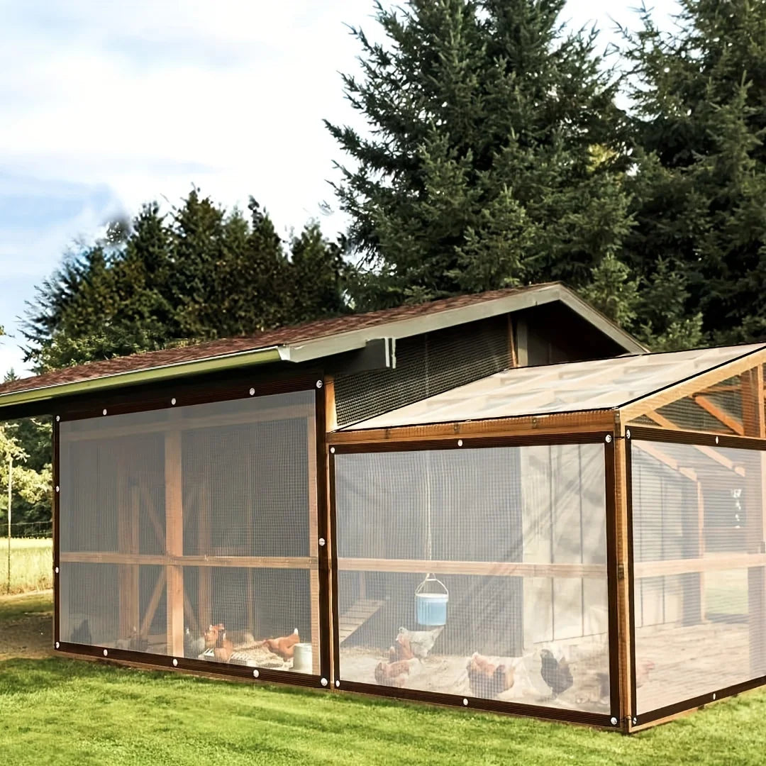 tissu protection transparent marron maille fine moderne 2x2m 2x3m 3x3m 3x4m 4x4m