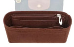 organisateur sac main réutilisable simili cuir bleu clair beige vert marron classique poche intérieure