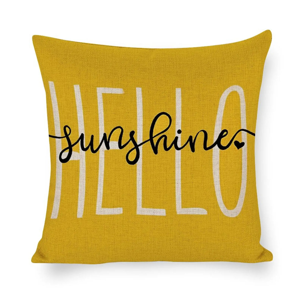 coussin fleur jaune moderne amovible lavable beige siège dossier décoration maison canapé