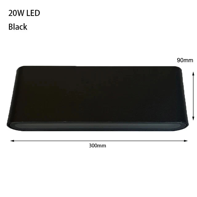 applique murale led moderne blanc noir 12w 20w 6w 4000k minimaliste