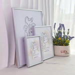 cadre photo contemporain or noir argent transparent abstraits 10x15cm 15x20cm 20x25cm a4 30x40cm
