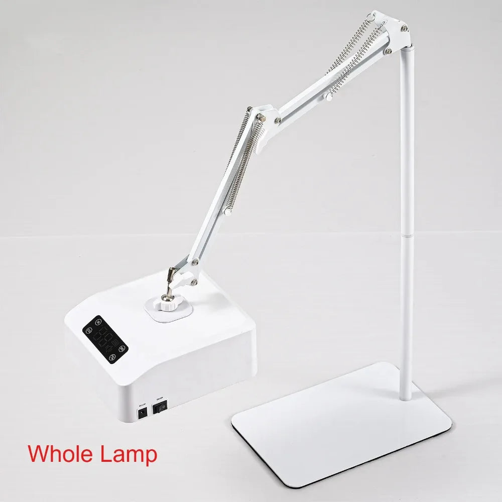 lampe led uv rechargeable ongles pieds moderne écran digital blanc interrupteur