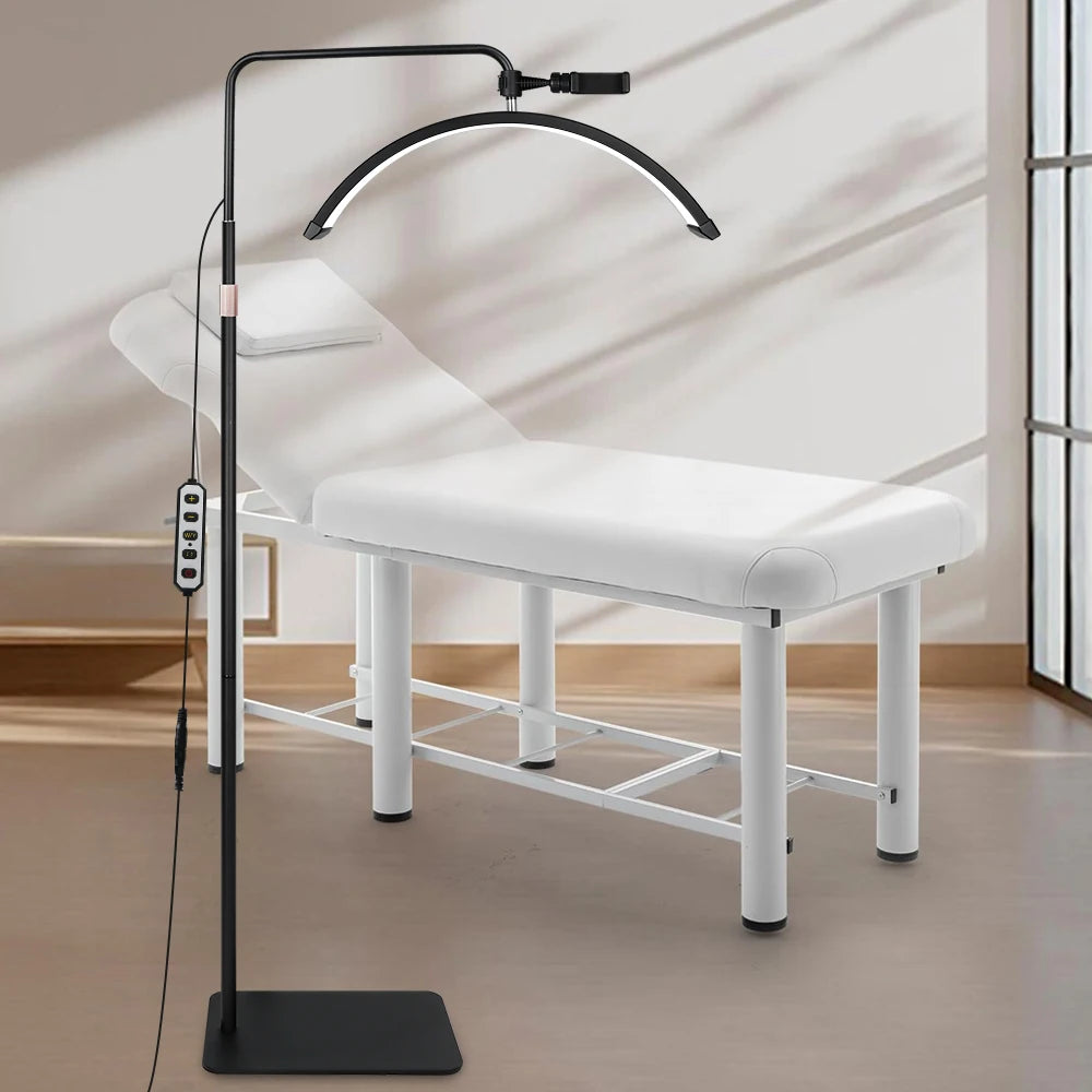 lampe massage blanc moderne réglable télécommande support rotatif porte telephone