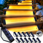 lampes solaires extérieures led noires blanches modernes adhésives autonomes imperméables ip65
