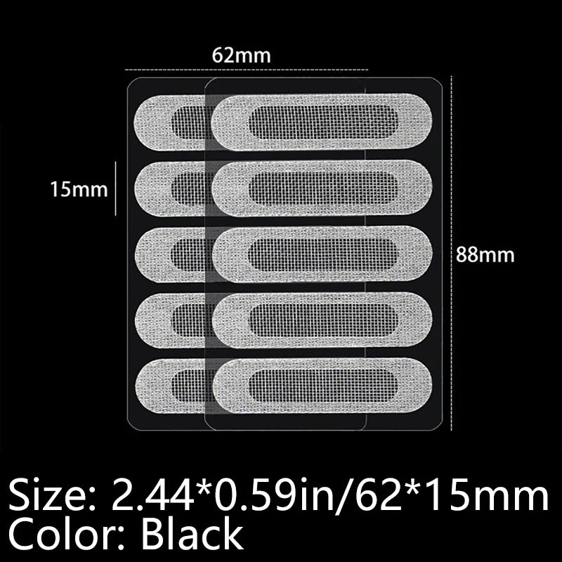 filet anti moustiques noir maille fine velcro extérieur maison camping voyage moderne