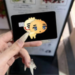 autocollants cartes bancaires dessin animé mignon personnages adhésifs réutilisables imperméables classiques féminins