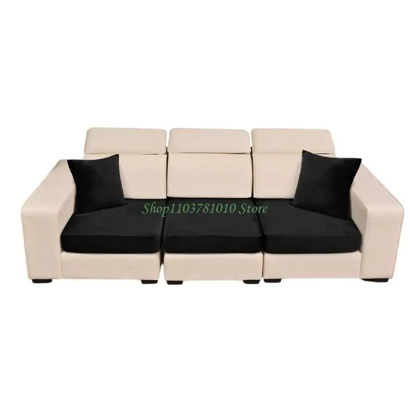 housses canapé velours 100% polyestère vert olive gris bleu marine marron moderne printemps été