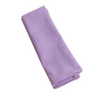 serviettes poly cotton unies 30x45cm classiques clips métalliques couleur rouge noir vert orange
