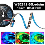 ruban led ws2812 100 leds double face adhésive ic ws2812 blanc noir bleu moderne