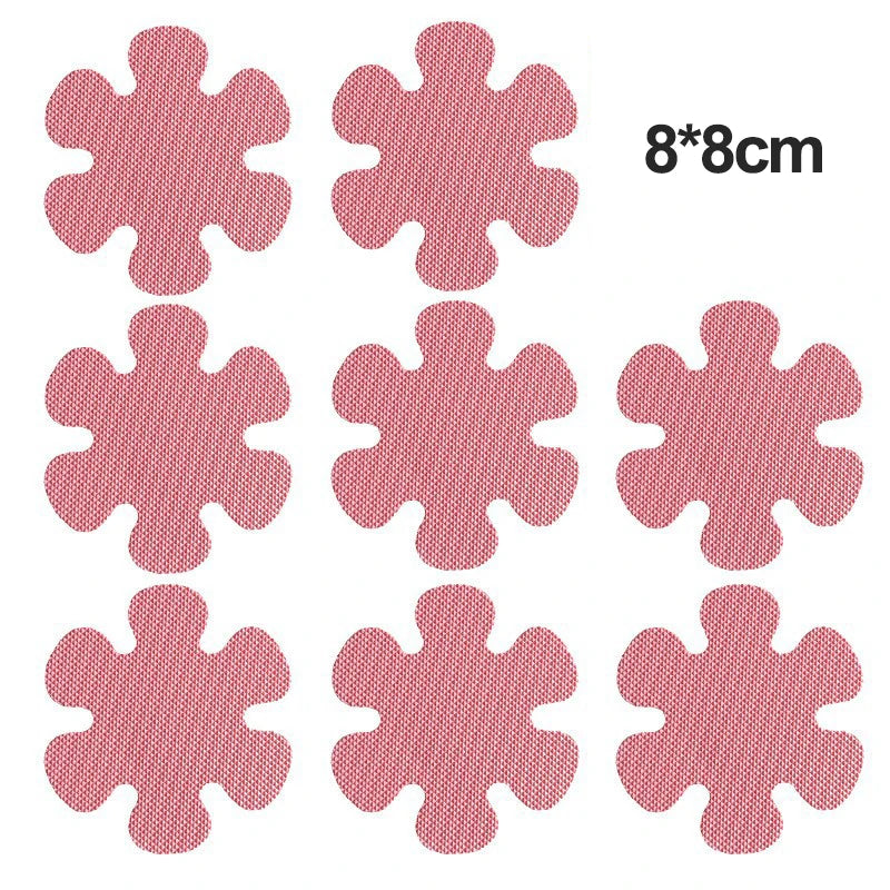 autocollants antidérapants baignoire douce floral moderne bleu rose blanc salle bain