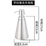 distributeur savon liquide moderne argenté 260ml 300ml 320ml 350ml 400ml 500ml 550ml pompes pression
