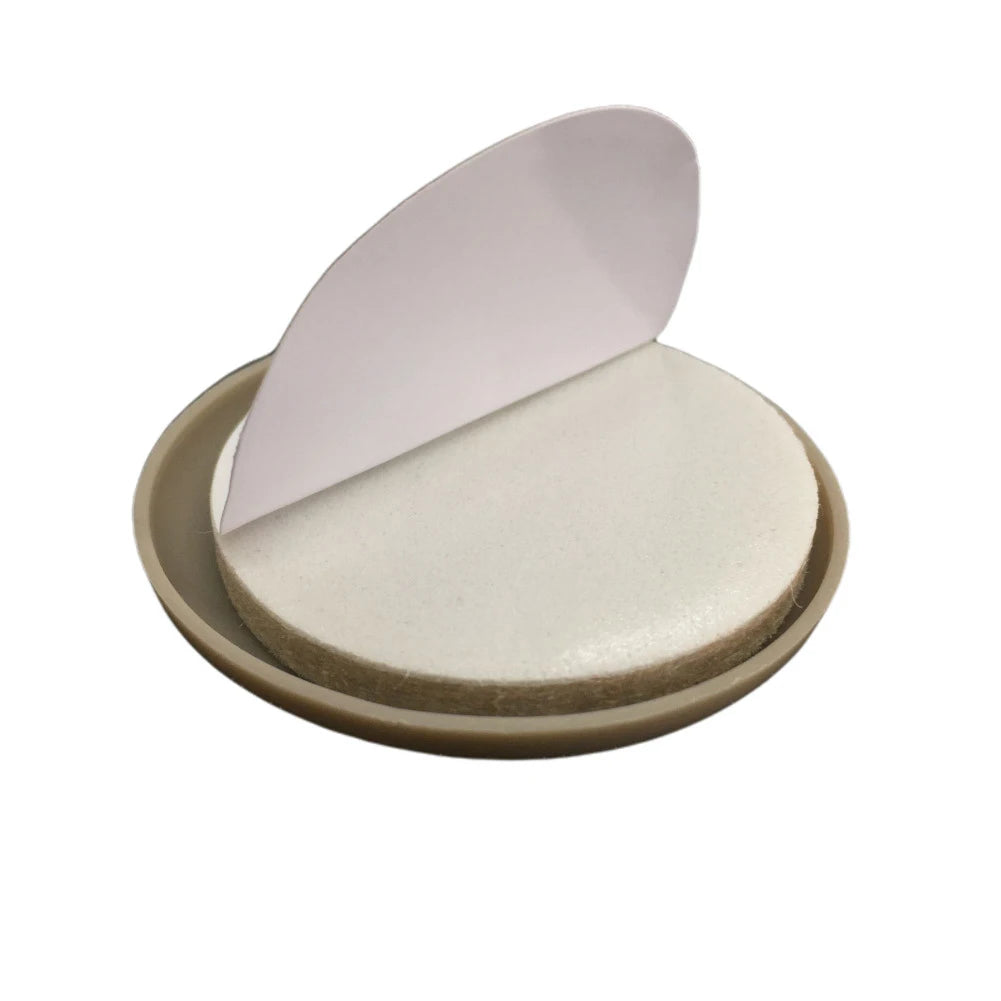 protections pieds meubles beige rondes adhésives set utilitaire 16 pieces 25mm 32mm 38mm