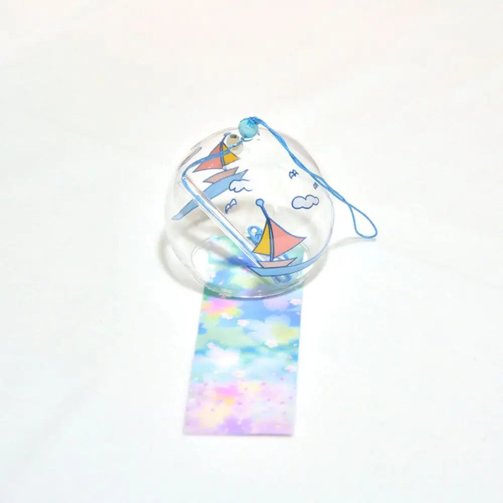 pendentif artisanal wind chime transparent fleurs chats bateaux feu dartifice fenetre decorationextérieur