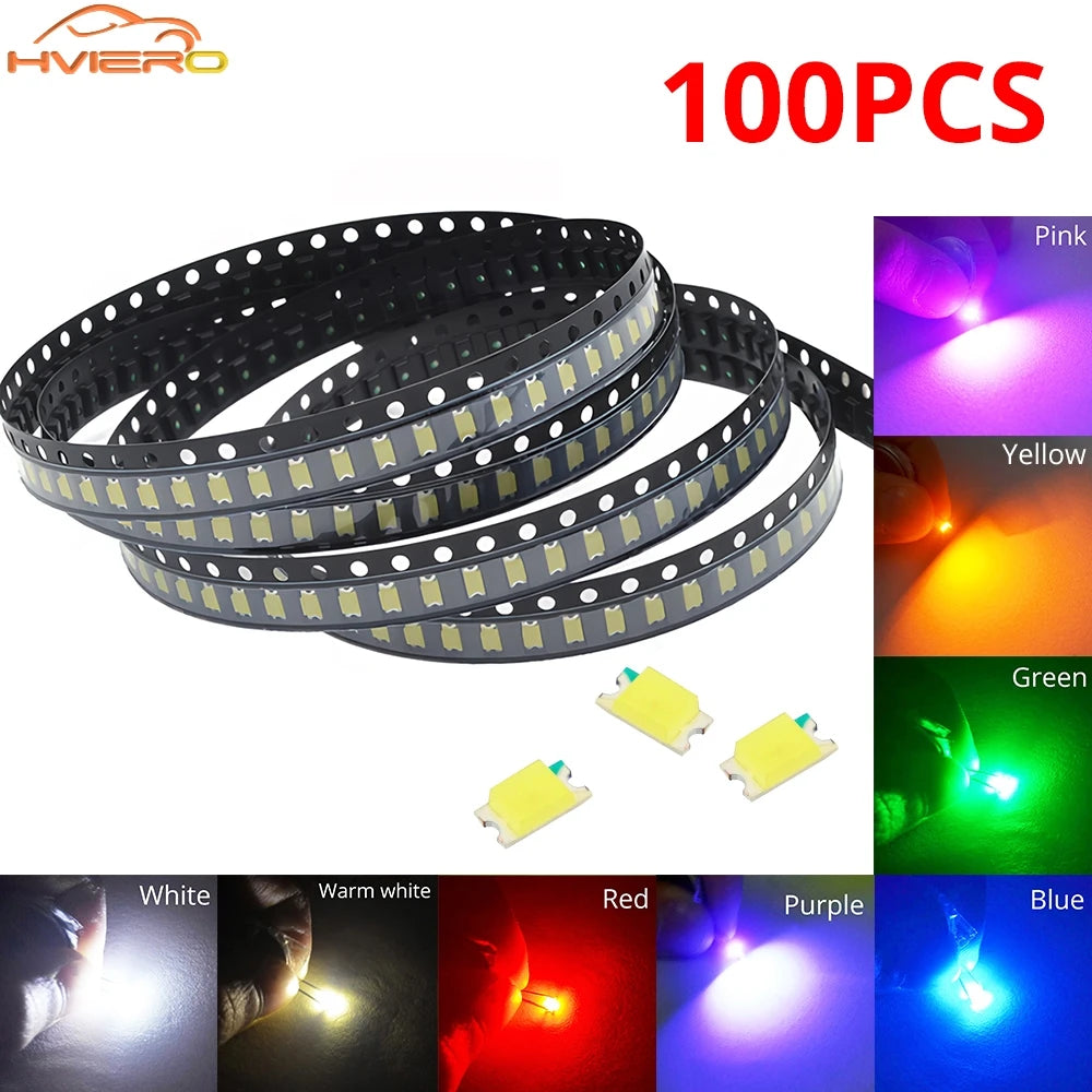 Diodes led super brillantes jaune vert bleu rose violet blanc rouge modernes décoration atmosphère