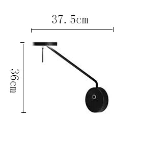 Suspension lumineuse moderne noire circulaire minimaliste fixation chambre salon