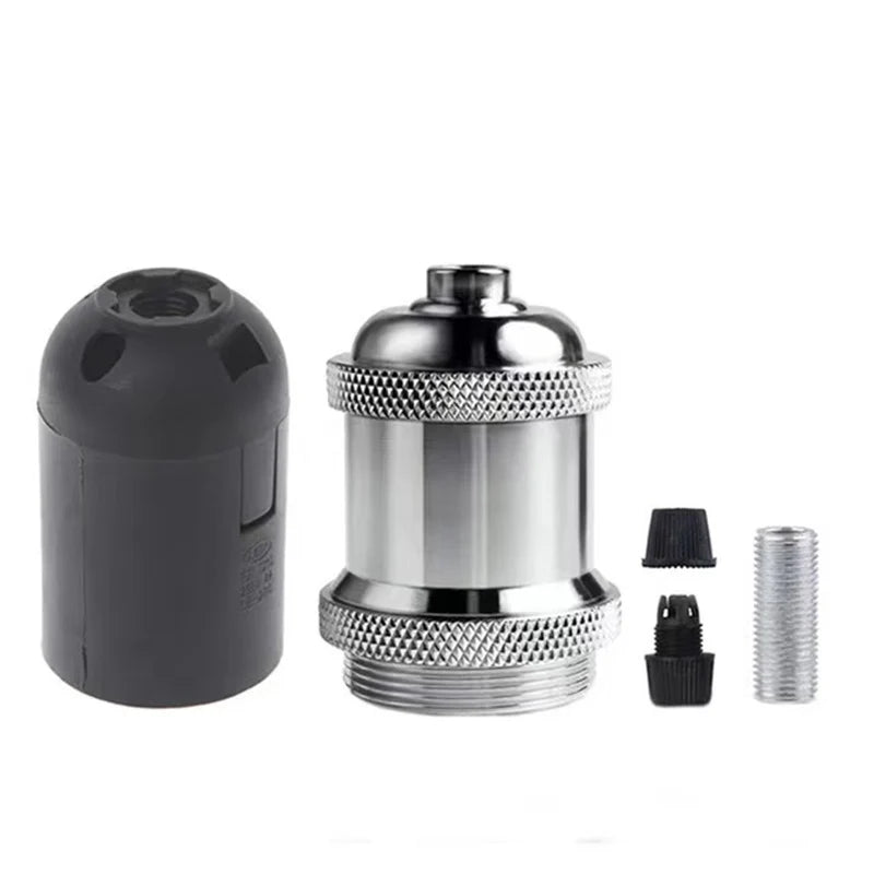 ampoule vis e27 or cuivre argent noir lisse brillant moderne industrielle fixée vis douille