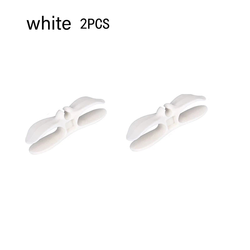 organisateur câbles clips adhésifs réutilisables noir blanc gris moderne plat lisse