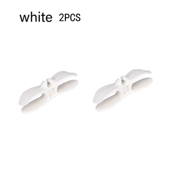 organisateur câbles clips adhésifs réutilisables noir blanc gris moderne plat lisse