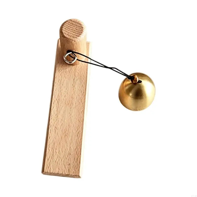 cloche porte or moderne cloche ronde brillante support bois adhésif inclusion ruban adhésif