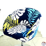 housse chaise extensible motif floral moderne fauteuil salle manger décor maison élastique