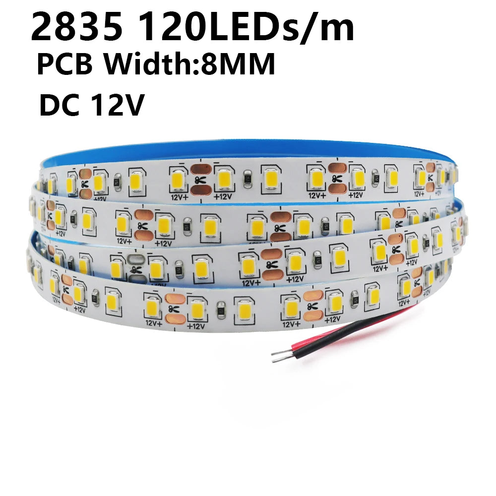 ruban led blanc flexible smd 120 leds metre adhésif salon chambre
