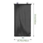 rideaux enrouleurs sans perçage store noir maille fine opaque fenêtre moderne ventouse