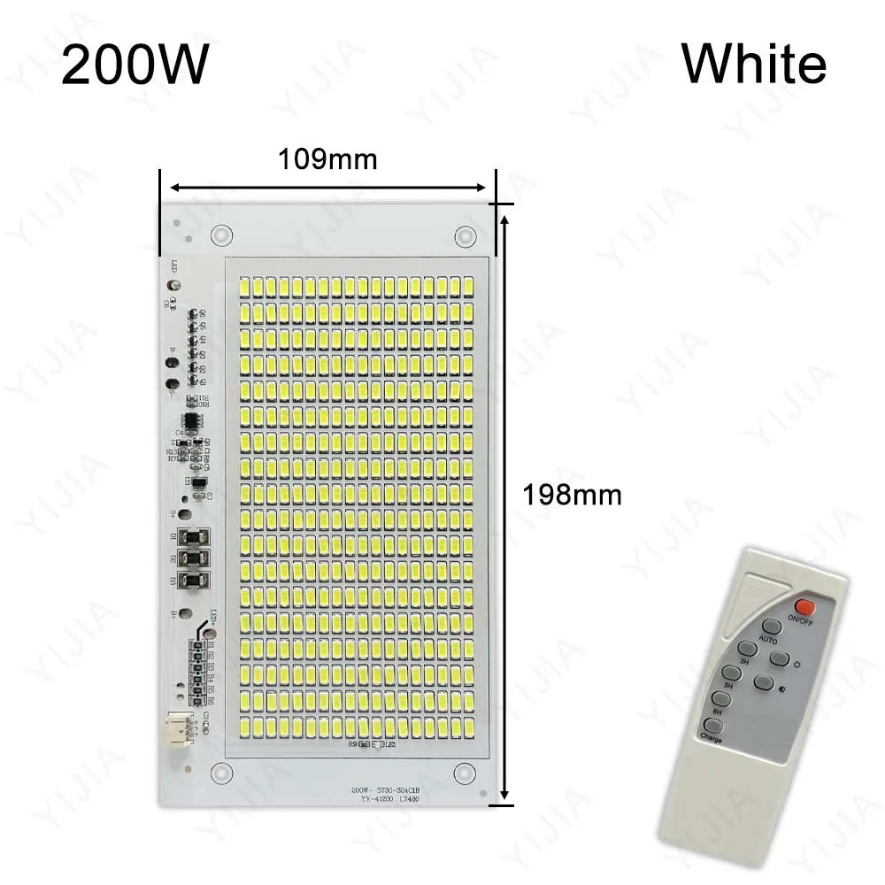 plaque led blanc 25w 40w 60w 100w télécommande source lumineuse extérieure jardin moderne