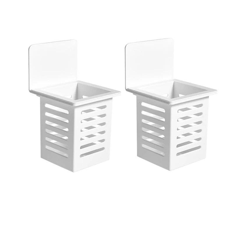organisateur mural noir perforé moderne adhésif boîtes rangement supports