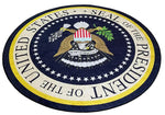 tapis rond moderne bleu foncé présidentiel aigle chambre salon décoratif polyester PVC