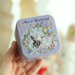 boîtes métalliques réutilisables boîtes bonbons vintage illustrées animaux motifs floraux opaques mignonnes