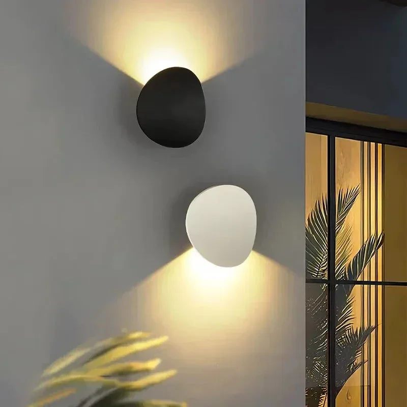 applique murale led moderne aluminium noir blanche éclairage chambre entrée étude 2492000lm 90260v