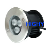 lampe led rgb extérieure ip68 argent noir moderne télécommande 24v 18w 9w
