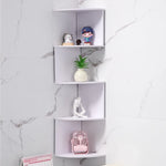 étagère murale forme angle blanc motifs marbre moderne minimaliste livres décorativos ventilation parfum