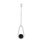 pots fleurs suspendus or noir modernes minimalistes chaîne résistants usure