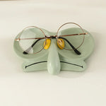 rangement bijoux lunettes cartoon personnage.spongebob squidward vert gris jaune deco erotique