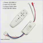 contrôleur led télécommande connecteur entrée éclairage moderne blanc plat lisse