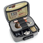 Sac outils gris toile anti odeur zips accessoires tabac moderne rechargeable