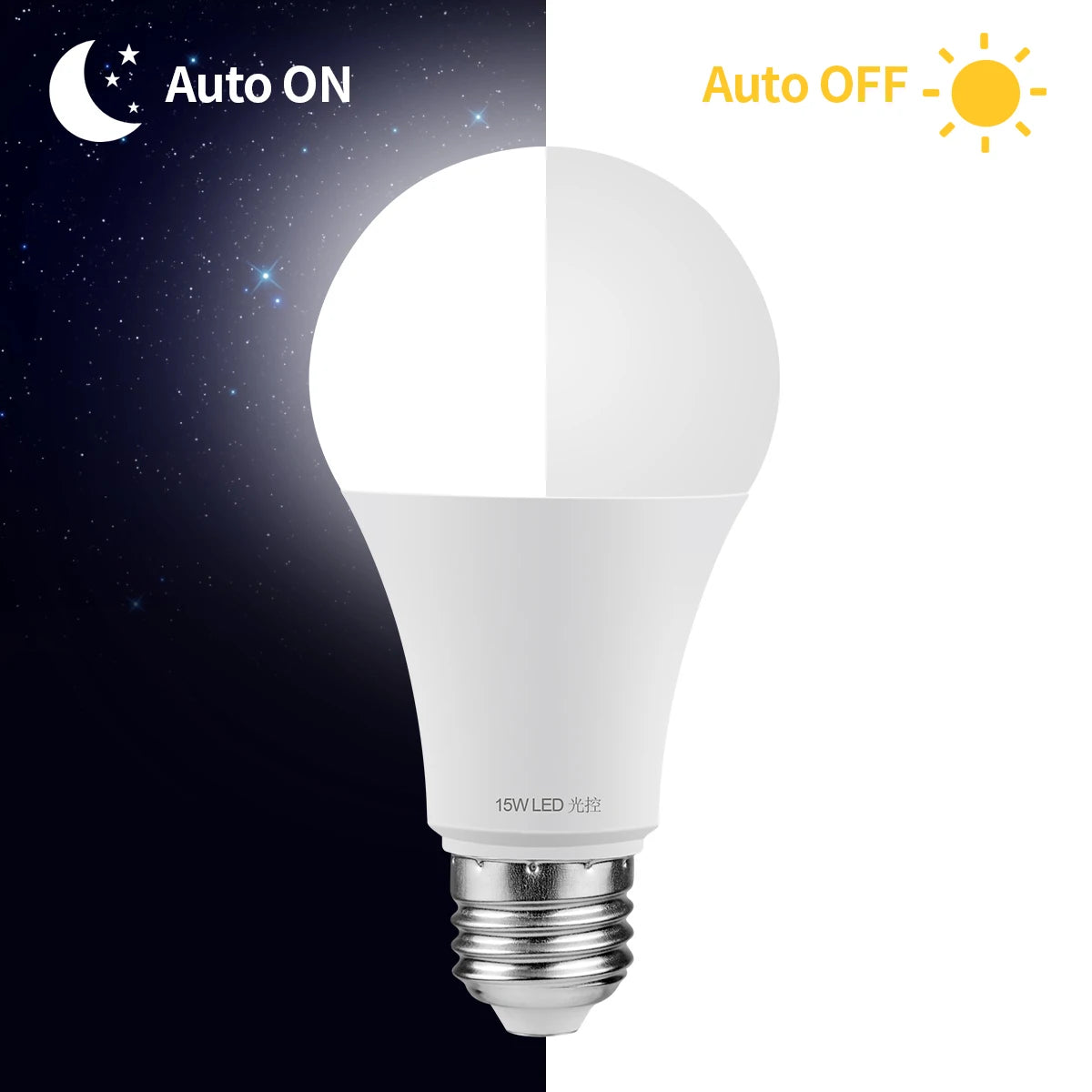 ampoule led e27 blanc froid 5500k 15w 50000h modernes opaques