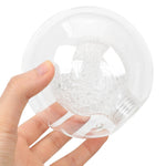 abat jour globe verre transparent moderne 10cm 10cm opacité mat facile suspension