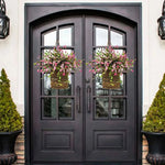 panier suspendu fleurs artificielles tressage fleur lavande rose vintage décoration entrée rustique contemporain chambre