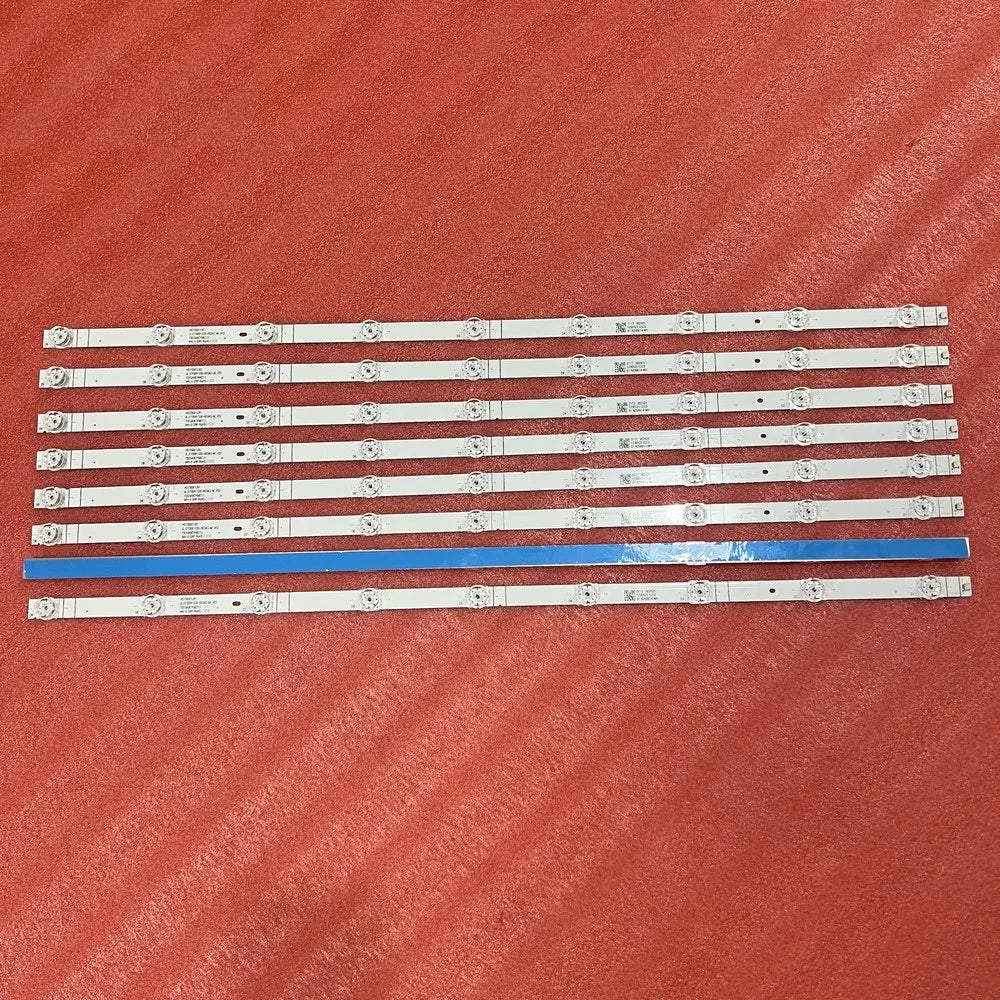 bande lumineuse led blanc bleu rondelles transparentes points noirs moderne sans filière invisible connecteurs