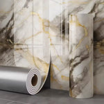 papier peint marbre blanc gris moderne adhésif décoration chambre salon diy pvc auto collant