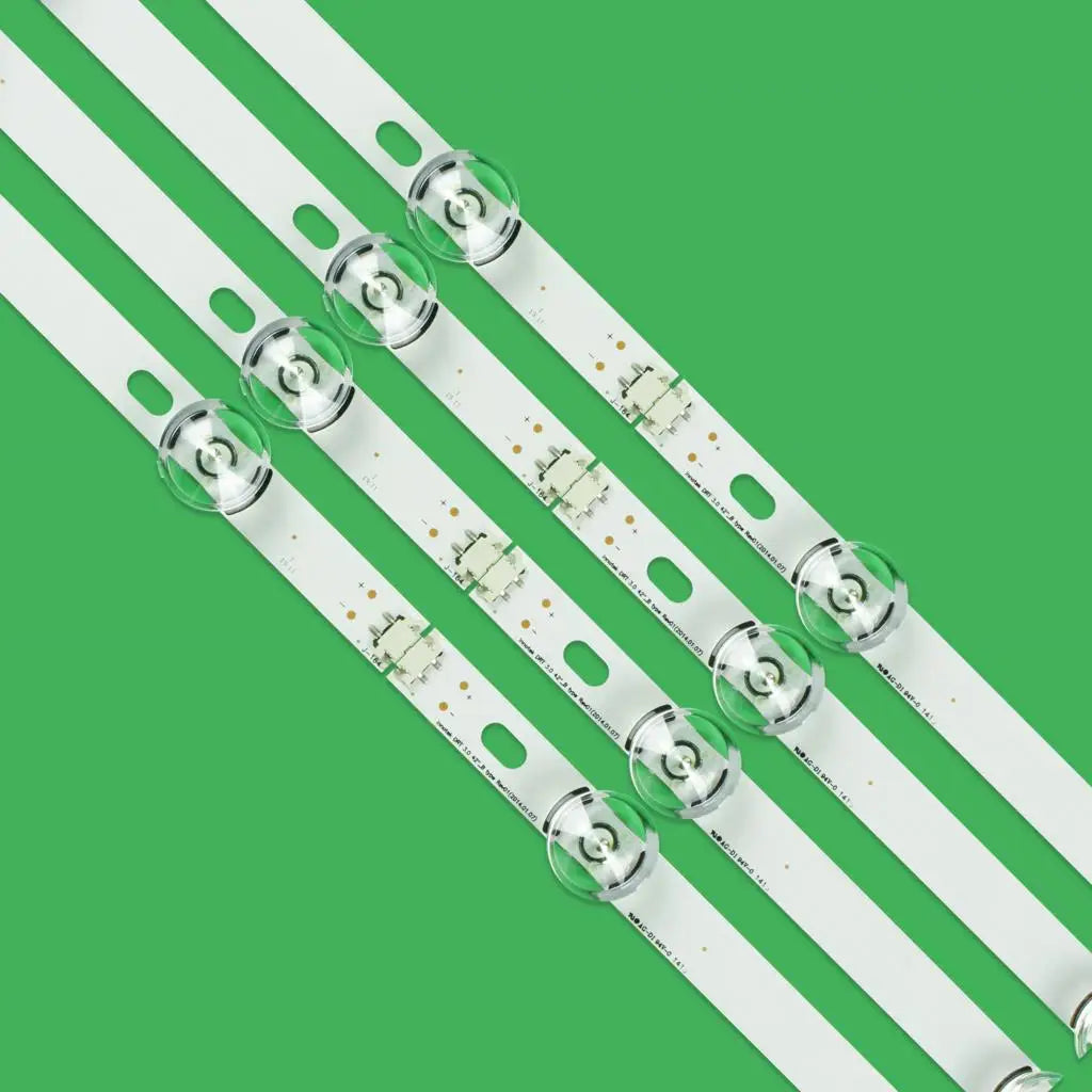 bande lumineuse led blanc moderne clips fixations télévision remplacement original