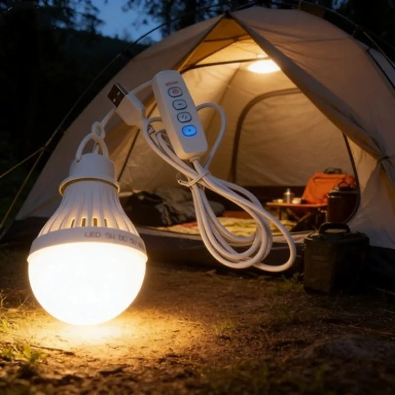 ampoule led rechargeable couleurs réglables certification rohs blanc moderne clips câble usb