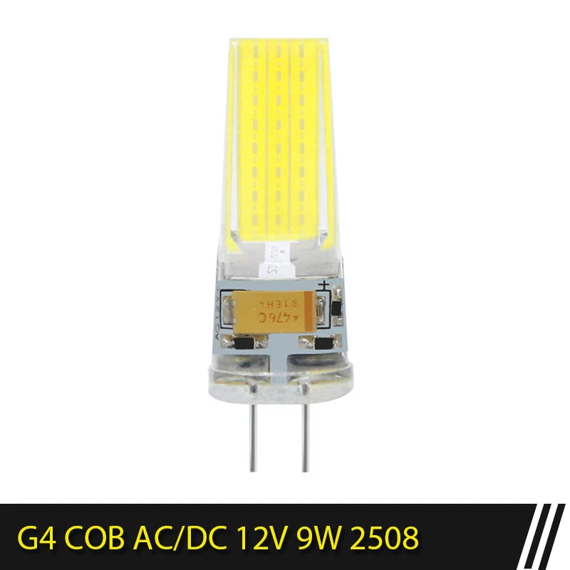 ampoules led g4 12v 6w 9w blanc chaud froid transparentes moderne
