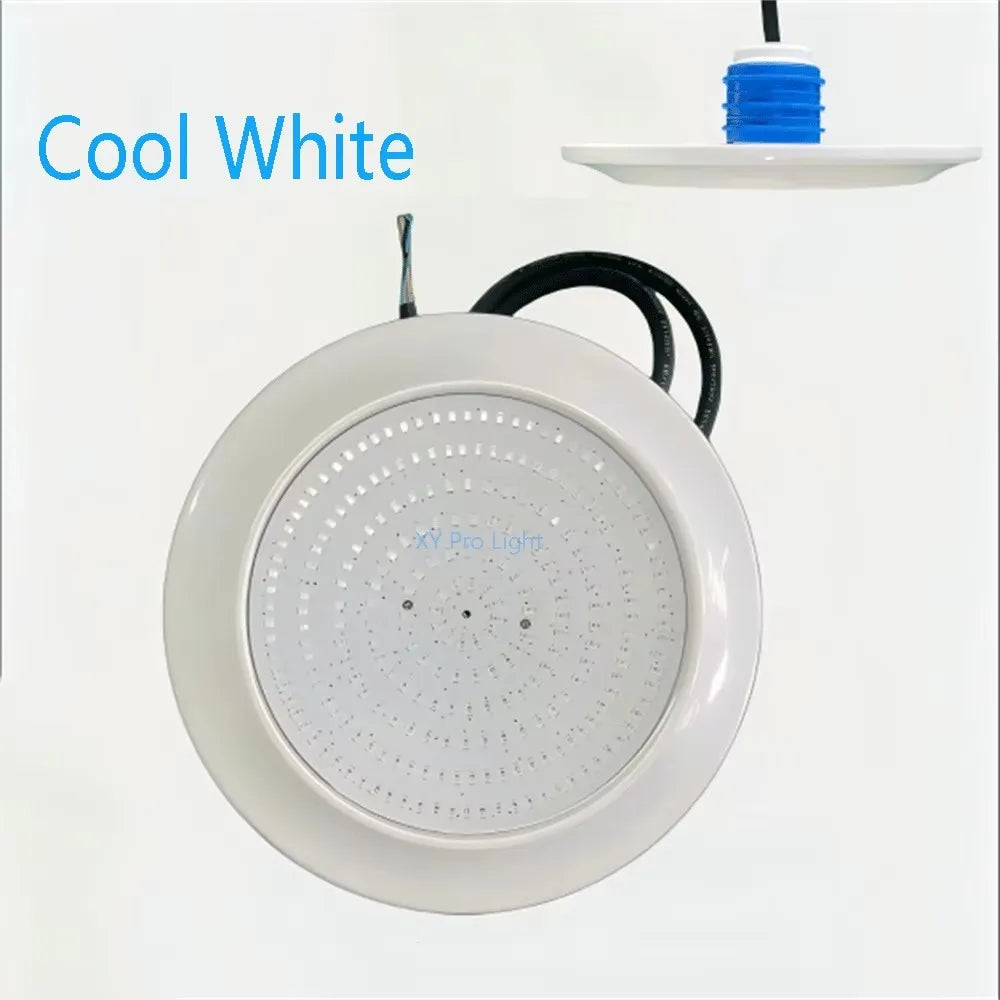 lampe sous marine piscine led rgb blanc bleu moderne ip68 adhésive câble télécommande
