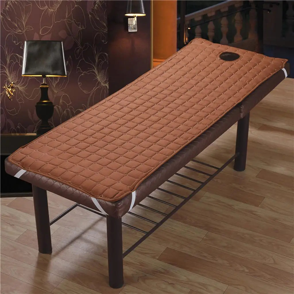 matelas massage spa corps face breath hole bandes élastiques drap épais salon beauté moderne